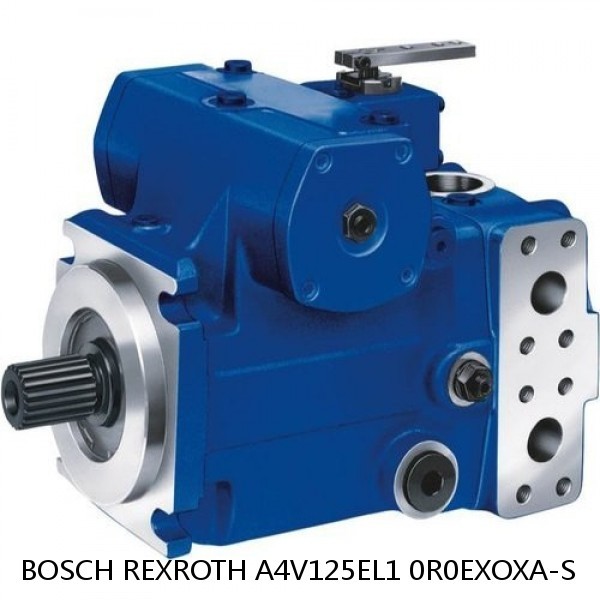 A4V125EL1 0R0EXOXA-S BOSCH REXROTH A4V Variable Pumps
