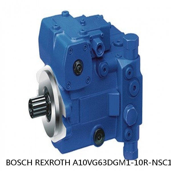 A10VG63DGM1-10R-NSC10F073D BOSCH REXROTH A10VG Axial piston variable pump