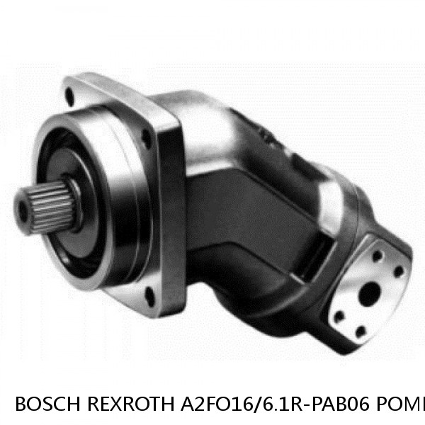 A2FO16/6.1R-PAB06 POMP BOSCH REXROTH A2FO Fixed Displacement Pumps