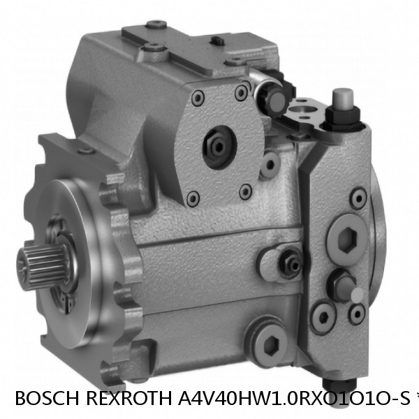 A4V40HW1.0RXO1O1O-S *G* BOSCH REXROTH A4V Variable Pumps #1 image
