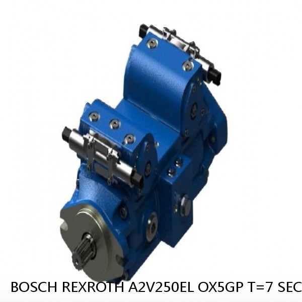 A2V250EL OX5GP T=7 SEC BOSCH REXROTH A2V Variable Displacement Pumps #1 image
